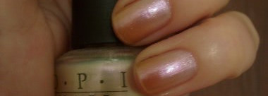 Счастье грибника - перламутровые опята! Лаки OPI NL H51 "Pearl of Wisdom" и OPI NL P02 "Nomad's dream"