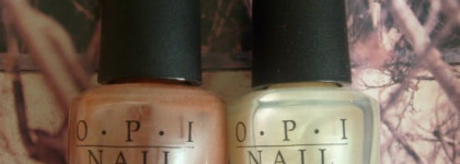 Счастье грибника - перламутровые опята! Лаки OPI NL H51 "Pearl of Wisdom" и OPI NL P02 "Nomad's dream"