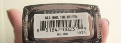 Ура, посылка дошла! Лак "All Hail The Queen" от Butter London