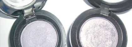 Два сизых глаза. Тени MAC Idol Eyes и тени the Body Shop #30