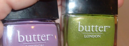 Летние лаки от Butter London! Яблочный Dosh и сиреневый Scoundrel