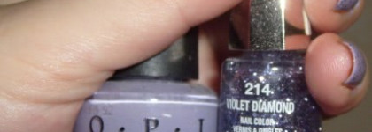 Фиолетовый бриллиант - сверкающий лак от Mavala "Violet Diamond", #214