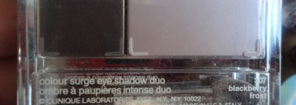 Ежевичный мороз. Clinique Colour Surge Eyeshadow Duo #307 "Blackberry Frost"