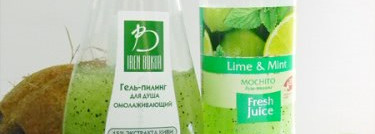 Зелёные гель-пилинги для душа от Iren Bukur и Fresh Juice: найди 5 отличий