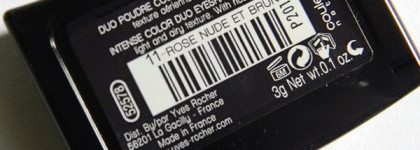 Yves Rocher: Intence Color Duo Eyeshadow 11 Rose Nude et Brun (Couleurs Nature)