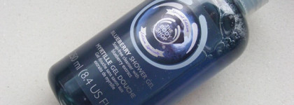 The Body Shop: Blueberry Special Edition Shower Gel and Bath Sponge