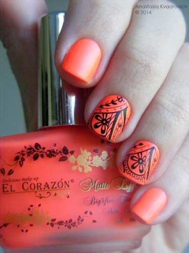 El Corazon Matte Effect Nail Polish 143 Neon