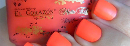 El Corazon Matte Effect Nail Polish 143 Neon