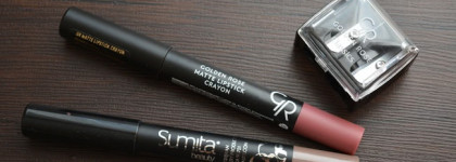 Фавориты осени: Тени Sumita и помада Golden Rose в карандаше (+точилка)