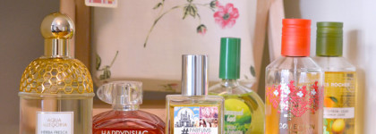Парфюмы ушедшего лета: Guerlain, Oriflame, Букет России, #Parfums Hashtag, Yves Rocher