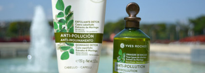 Yves Rocher - Anti Pollution скраб для кожи головы и новый уксус