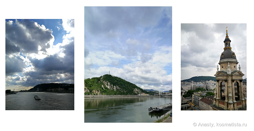 Вид на гору Геллерт с разных точек Будпешта