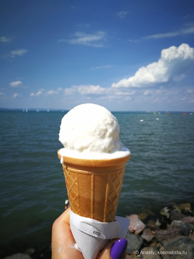 Мороженое на берегу Балатона