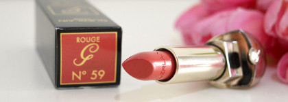 Люксовый нюд на каждый день: Rouge G de Guerlain Luxurious Lipstick 59 Satin Pink Rosewood