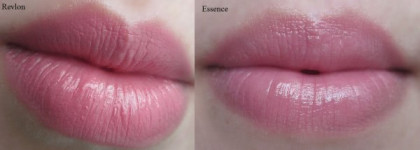 Две розовые помадки (Revlon и Essence)