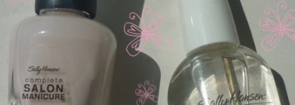 Лаки Sally Hansen Complete Salon Manicure и Sally Hansen Super Shine Shiny Top Coat