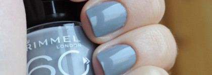 Лак Rimmel 805 grey matter  и моя интерпретация