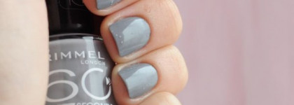 Лак Rimmel 805 grey matter  и моя интерпретация