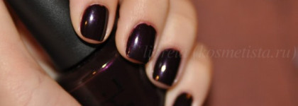 Темный баклажан OPI Eieffel for this color и его преображение
