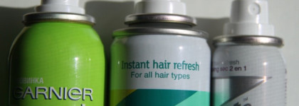 Сухие шампуни - ревизия моей косметички