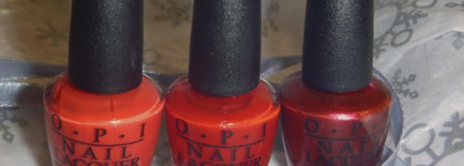 Мое знакомство с OPI или редкие красные в моей косметичке