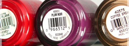 Обзор последних приобретений Orly. Оттенки Plum Noir, Hot Chocolate, Coffee Break, Red Flare, Frisky и Petit Four