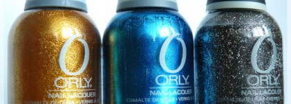 Лаки для ногтей Orly Glitz&Glamour, Sweet Peacock и Rock Solid