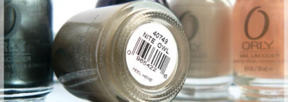 Лаки для ногтей Orly: Royal Velvet, Pure Porcelain, Steel Your Heart, Nite Owl, Fifty Four