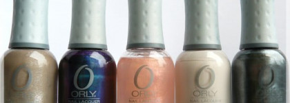 Лаки для ногтей Orly: Royal Velvet, Pure Porcelain, Steel Your Heart, Nite Owl, Fifty Four