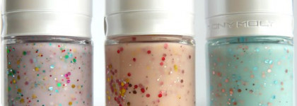 Лаки для ногтей Tony Moly: GS08 Milky Way, GS09 Shooting Star и GS10 Pinky Star