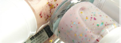 Лаки для ногтей Tony Moly: GS08 Milky Way, GS09 Shooting Star и GS10 Pinky Star