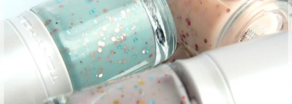 Лаки для ногтей Tony Moly: GS08 Milky Way, GS09 Shooting Star и GS10 Pinky Star