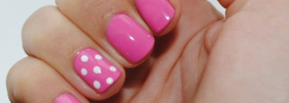 Лак для ногтей Rimmel Lycra Pro 291 Urban Princess и веселые горошки