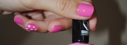 Лак для ногтей Rimmel Lycra Pro 291 Urban Princess и веселые горошки