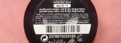 Тени Sephora Colorful Duo, №11