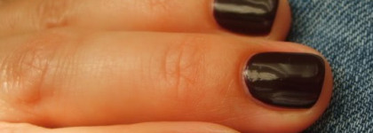 Мои баклажановые  любимцы  JA-DE Mini Nail Enamel №212 и Bourjois 1 Sekonde Nail 09 prune stellaire