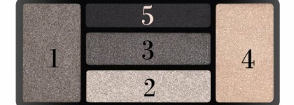 Тени Hypnôse Star Eyes Palette 5 Color Palette # Gris Fumé от Lancôme