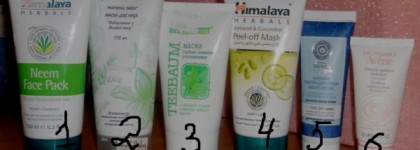 Маски для лица, любимые и не очень