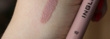 Блеск для губ Inglot Sleeks Cream Lip Paint в оттенках № 92 и № 96