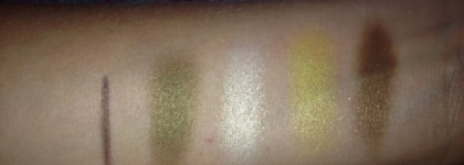 Осенний листопад в палетке YSL 5 colour harmony for eyes №7 (осенняя коллекция 2009)