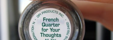 OPI French Quarter For Your Thoughts и Uh-oh Roll Down the Window