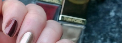 Tom Ford Nail Laсquer # 17 silver smoke & #19 burnished rouge