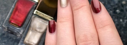 Tom Ford Nail Laсquer # 17 silver smoke & #19 burnished rouge