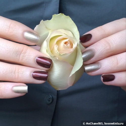 Tom Ford Nail Laсquer # 17 silver smoke & #19 burnished rouge