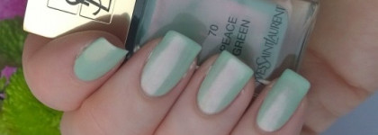 YSL La Laque Couture # 70 Peace Green, скоро весна