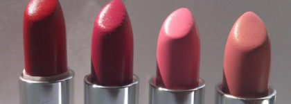 Мои помады Rimmel  lasting finish lipstick №070 (Airy fairy),  № 006 (Pink blush), №016 (heartberaker), № 170 (Alarm)