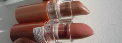 Essence Lipstick в оттенках 54 Honey Bee, 50 Creamy Nude