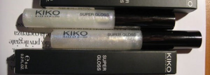 Чудесные блески Kiko Make Up Milano Super Gloss оттенки 101 и 102