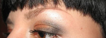 Мой вариант использования палетки Shiseido Luminizing Satin Eye Color Trio OR302 Fire