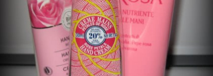 Кремы для рук с розой: Lavera, L'occitane, L'erbolario